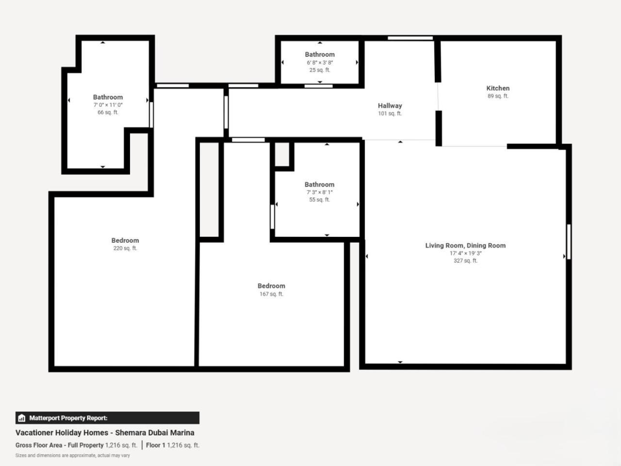 Shemara Tower - Elegant Two Bed With Marina View Vakantiehuis *